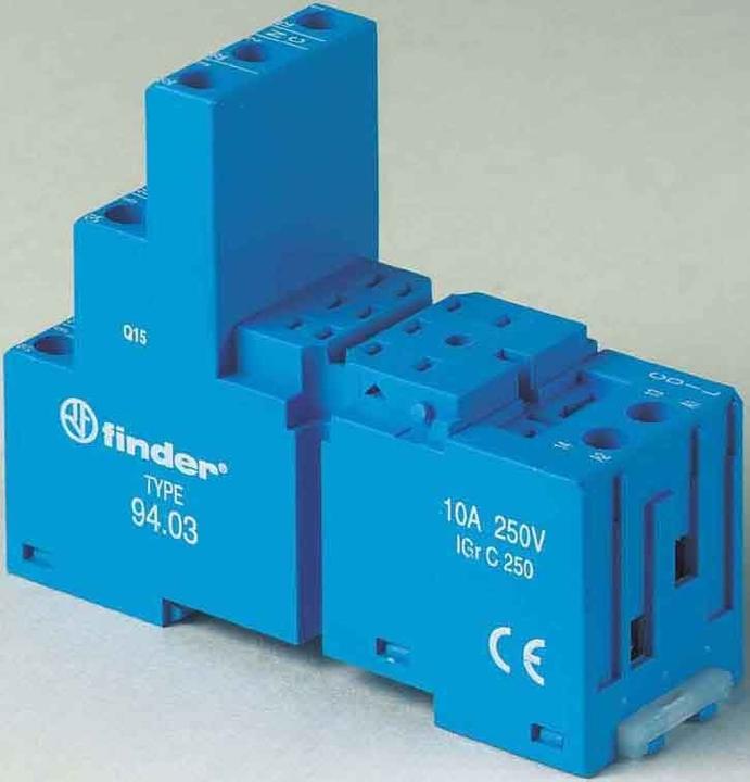 Actual product image Finder Accessories for Series 55: Socket Series 94 (Relay socket)