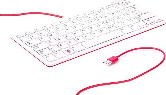 Productafbeelding Raspberry Pi Officieel WIT toetsenbord voor QWERTZ (DE) (DE, Bedraad)