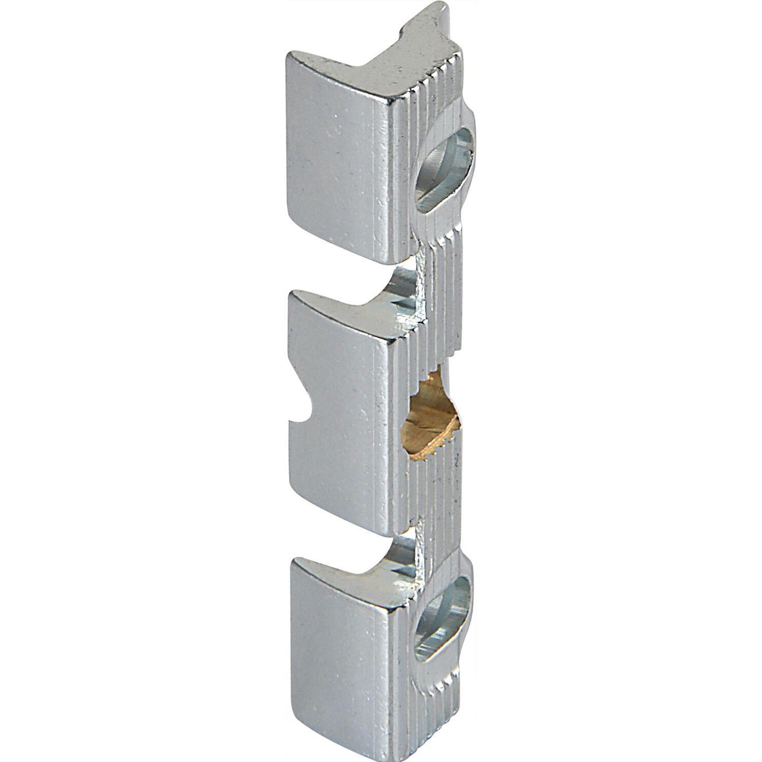 effeff, Türbeschlag + Scharnier, Aufschraubstück Serie 128, 44,5 x 12 x 8,5 mm, Stahl verzinkt