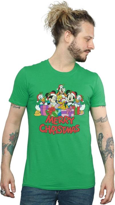 Immagine prodotto Disney Mickey Mouse And Friends Christmas Maglietta Uomo (M)