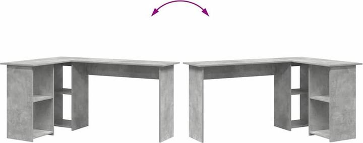 Actual product image vidaXL Moderner Schreibtisch (102 x 102 x 73 cm)