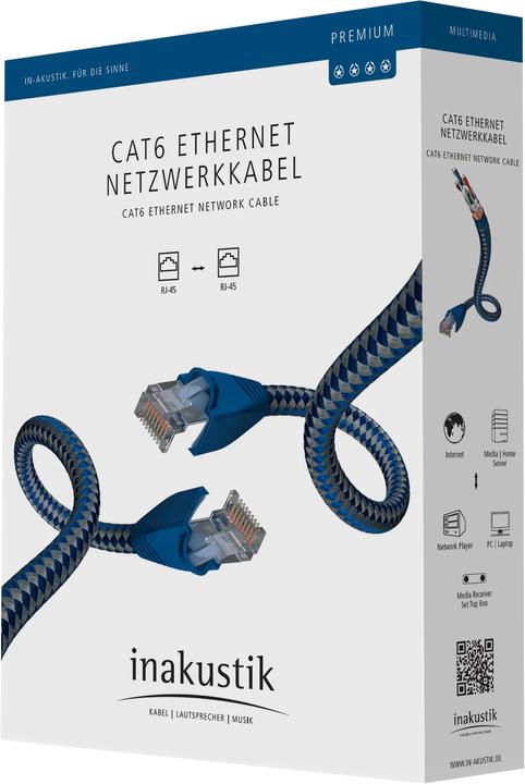 Produktbild Inakustik Netzwerkkabel (SF/UTP, CAT6, 5 m)