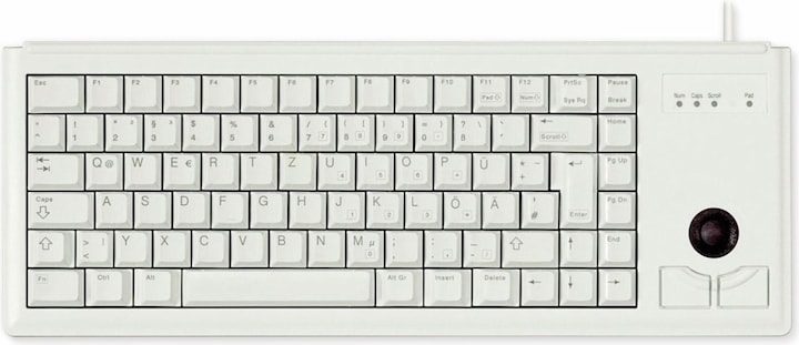 Produktbild CHERRY Compact-Keyboard mit Trackball (DE, Kabelgebunden)