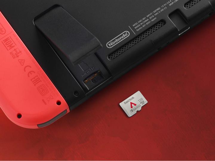 Produktbild Sandisk Nintendo Switch Card Apex Legends Edition (128 GB, microSDXC, U3, UHS-I)