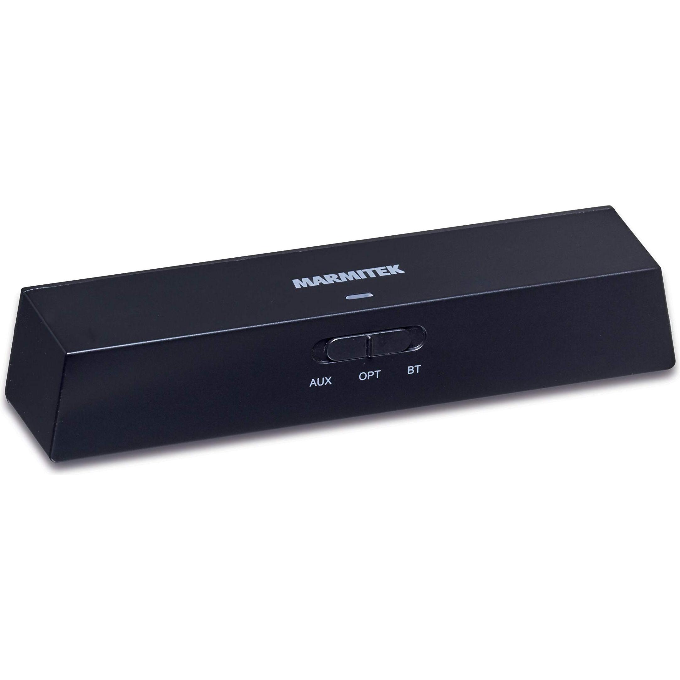 Marmitek BoomBoomBoom 100, Adattatore audio Bluetooth, Nero