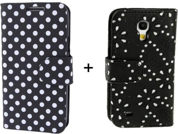 Schwarz, strass, Weiss