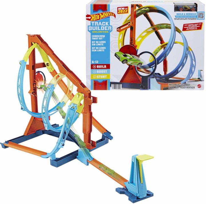 Image du produit Hot Wheels Track Builder Unlimited Corkscrew Twist Kit