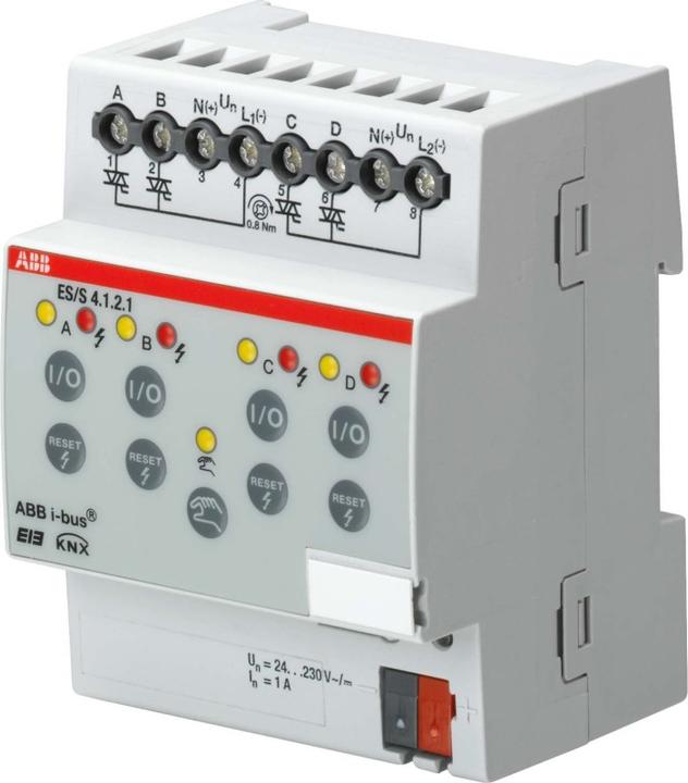 Actual product image ABB ES/S8.1.2.1Elekt. ES/S8.1.2.1 Switching cycle 8f, 1A, REG 2CDG110059R0011 (Switch actuator)