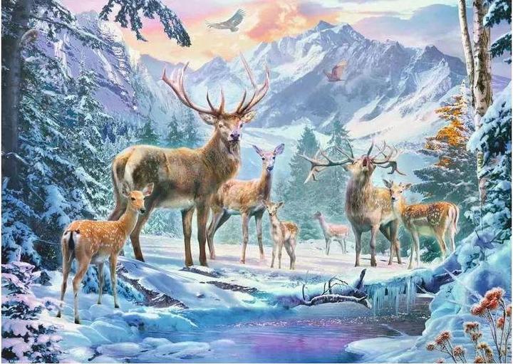 Immagine prodotto Ravensburger Caprioli e cervi in inverno (1000 pezzi)
