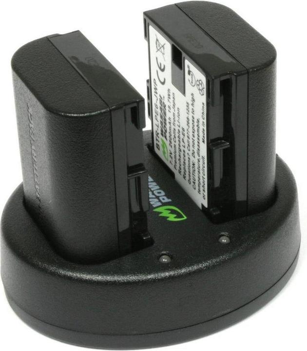 Produktbild Wasabi Power 2 Akkus LPE6 und Dual Ladegerät (Kamera Akku)