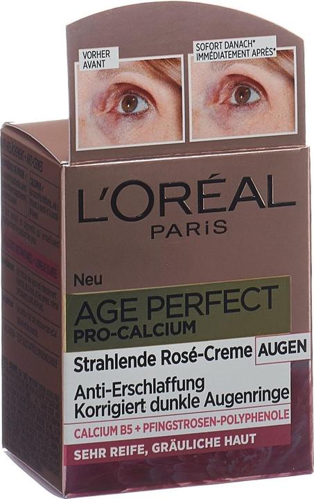 Actual product image L'Oréal Paris Age Perfect Pro-Calcium (Eye Care Cream, 15 ml, Day + Night)