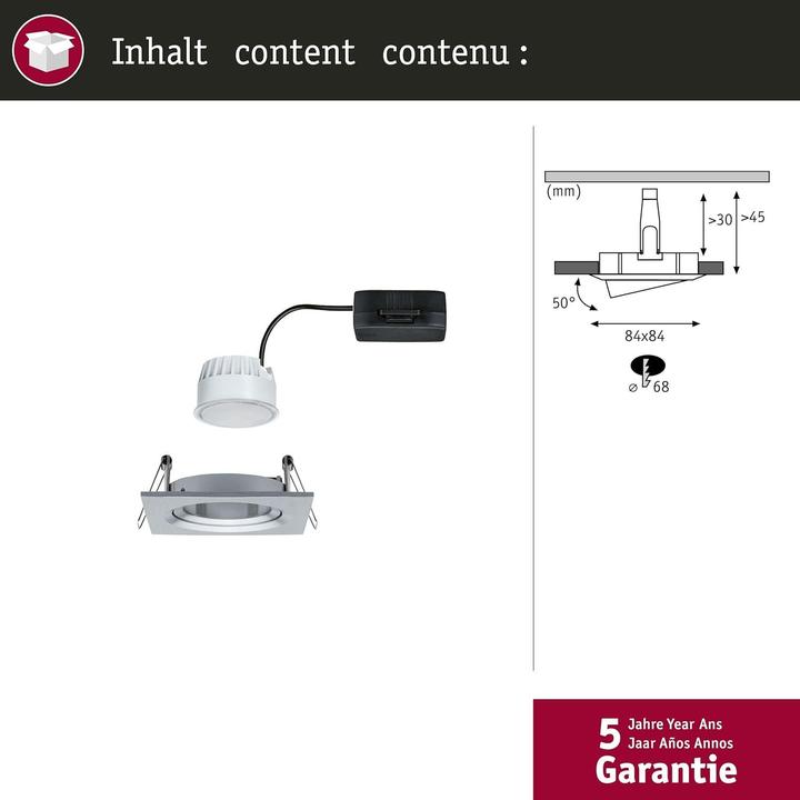 Produktbild Paulmann Einbauleuchte Nova Set (1380 lm)