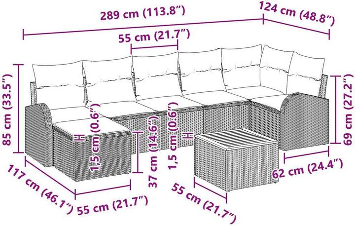 Produktbild vidaXL Rosie