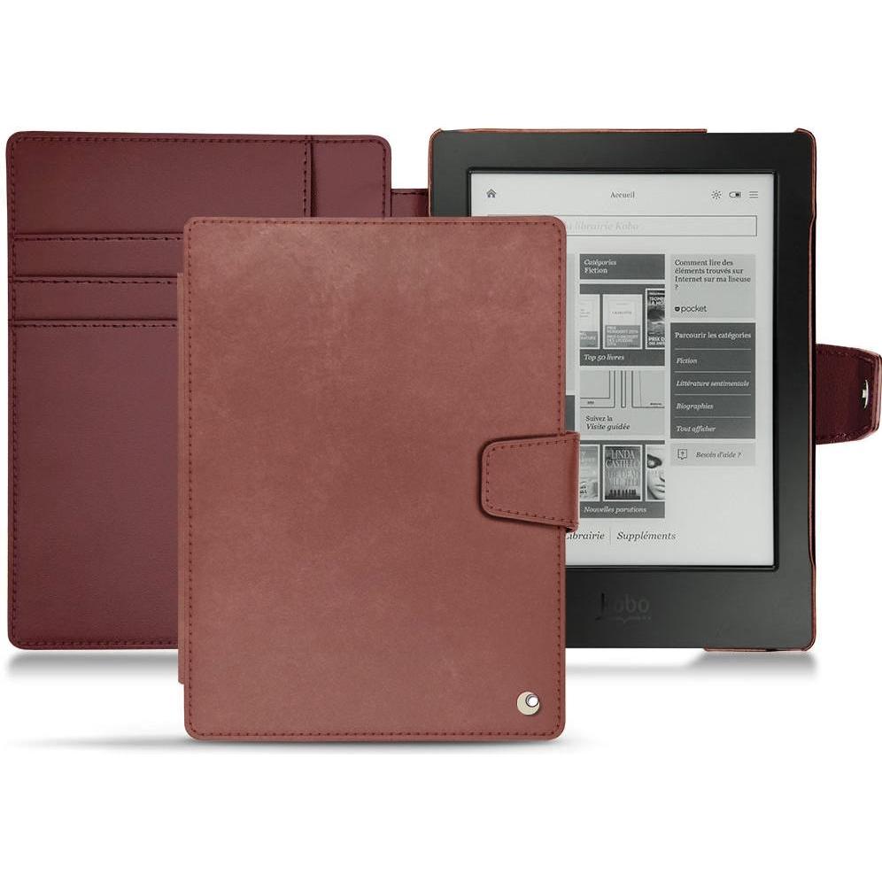 Noreve Lederschutzhülle Wallet (Aura H2O), Tablet Hülle, Rot