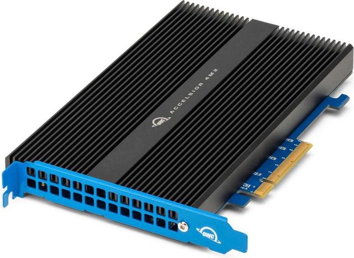 Produktbild OWC Accelsior 4M2 32TB PCIe Card M.2 NVMe SSD (32000 GB, M.2)