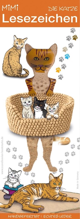 Immagine prodotto Scandinavian Bookmarks Gatto segnalibro, marrone