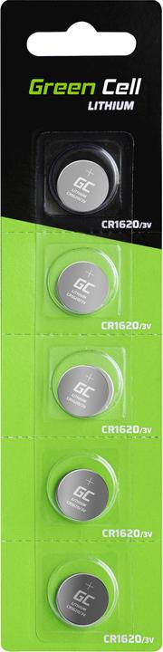 Immagine prodotto GreenCell 5x Batterie al litio CR1620 3V 70mAh - Batteria - CR1620 (1 pz., CR1620, 70 mAh)