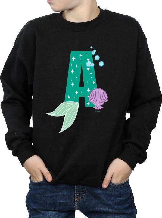 Produktbild Disney Alphabet A Is For Ariel Sweatshirt Jungen (140, 146)