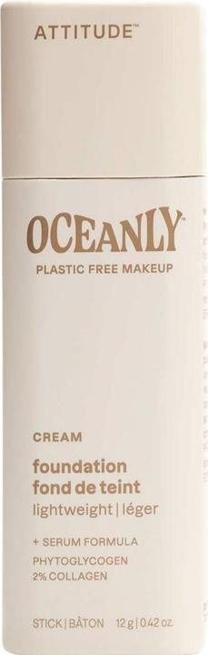 Produktbild Attitude Oceanly Light Coverage Foundation Stick Titanium Dioxide-Free EWG (Espresso)