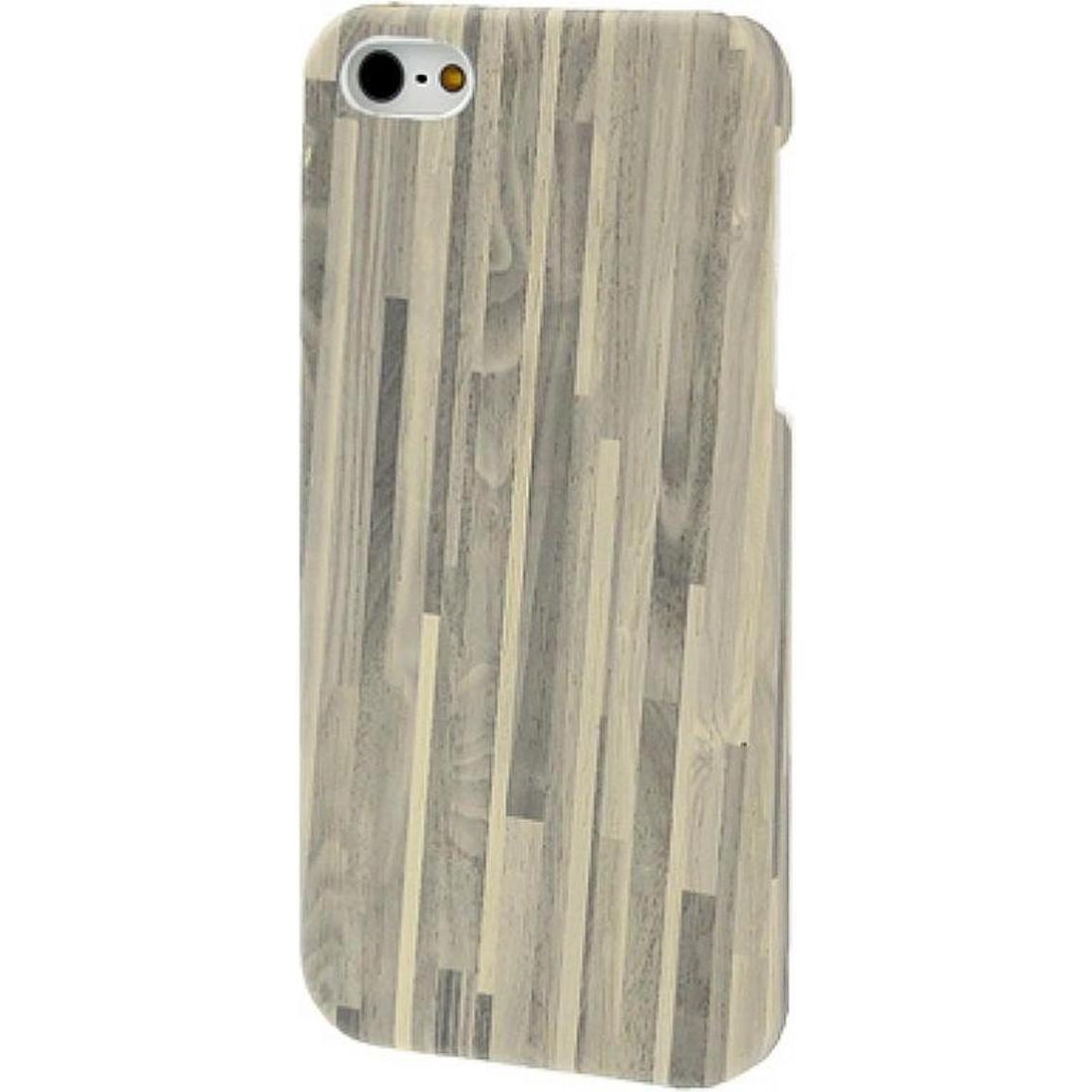 König Design Handy Hülle Schutz Case Cover Schale Bumper für Apple iPhone SE Holz Optik Hell (Apple iPhone SE), Smartpho...