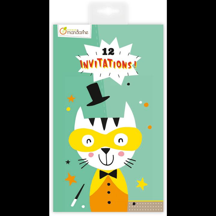 Produktbild Avenue Mandarine Einladungskarte Tiere 17 x 10 cm (12 Stk.)