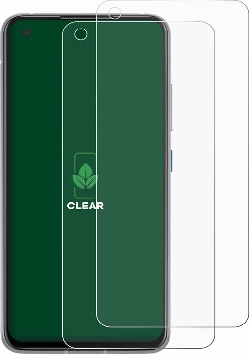 Produktbild ScreenLeaf Schutzfolie nachhaltiger Displayschutz Displayschutzfolie Folie Klar Transparent (2 Stück, Asus Zenfone 8)