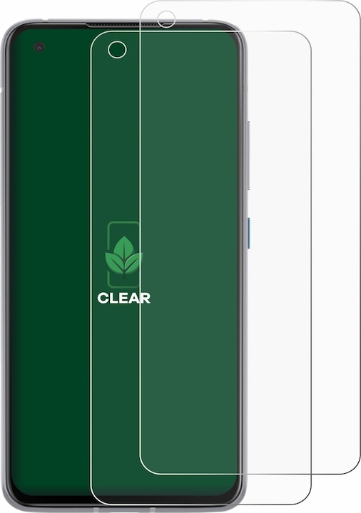 Actual product image ScreenLeaf Protective film sustainable screen protector screen protector film clear transparent (2 Piece, Asus Zenfone 8)