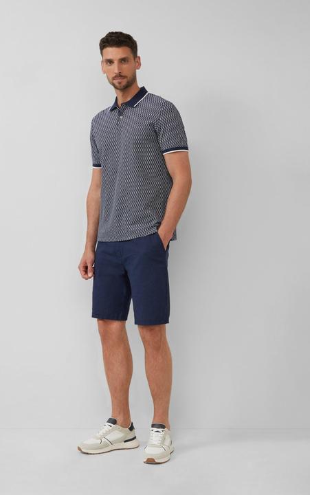 Immagine prodotto S.Oliver Polo-Shirt Piqué-Poloshirt mit Print und Kontrast-Details (XXL)