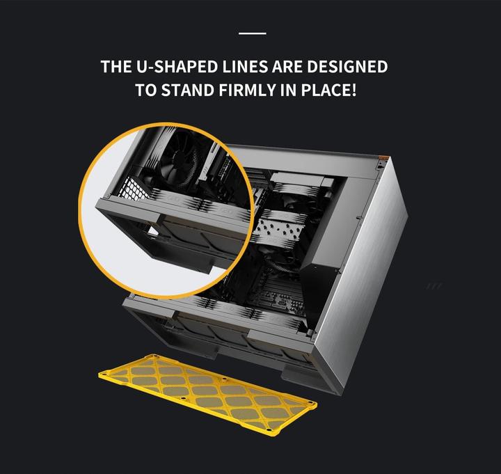 Actual product image Geometric Future Future M8 Dharma Mid tower Pc behuizing, verticaal luchtkanaalontwerp, USB 3.1 type C, GEO-M8-DHA (ATX, E-ATX, mATX, Mini-ITX)