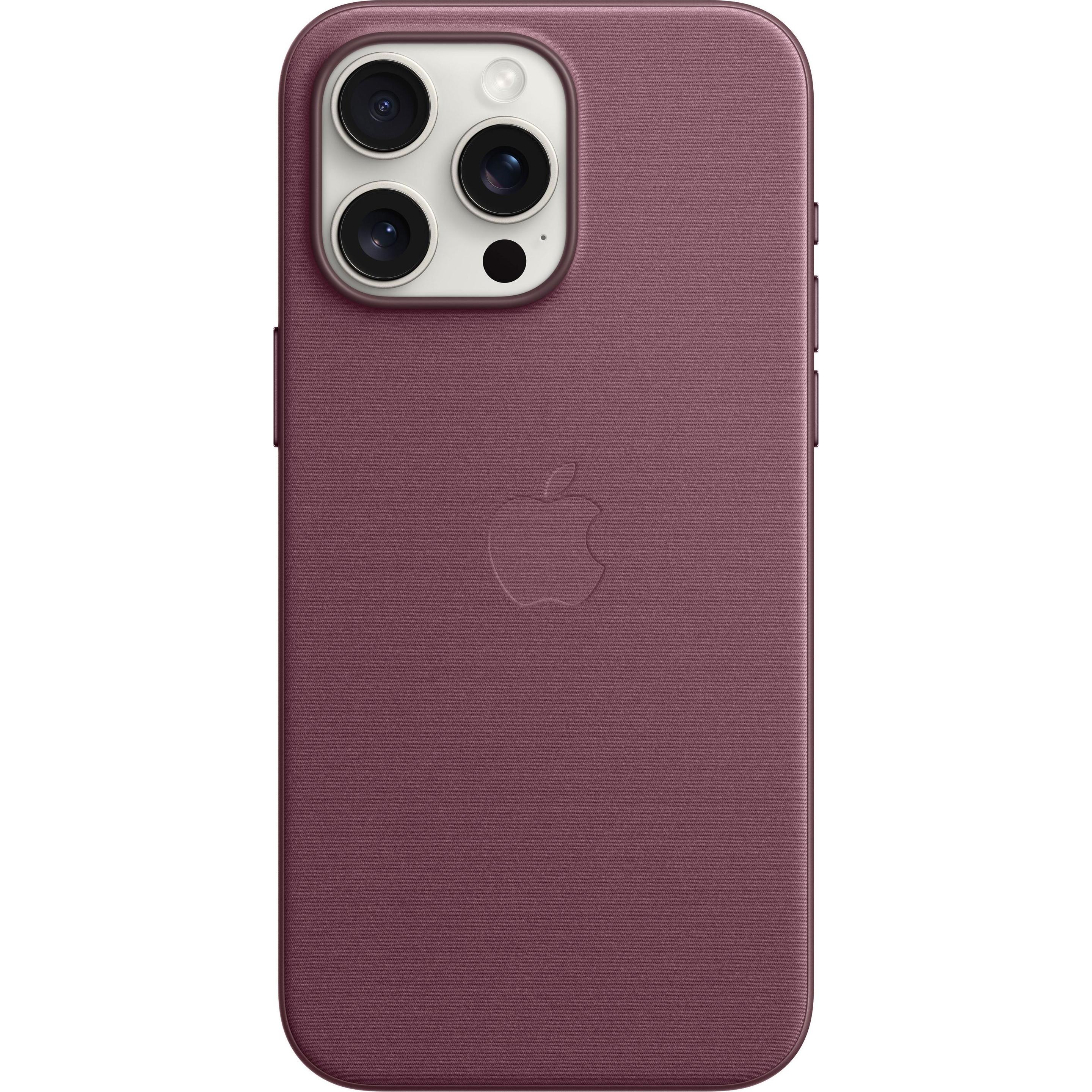 Apple Feingewebe Case mit MagSafe (Apple iPhone 15 Pro Max), Smartphone Hülle, Rot