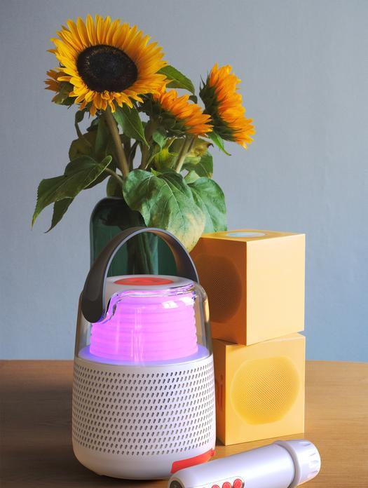 Produktbild Mobility on Board Karaoke Lautsprecher KS-80 grau (5 h, Netzbetrieb)