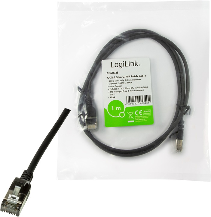 Immagine prodotto LogiLink Cavo di rete (STP, CAT6a, 0.30 m)