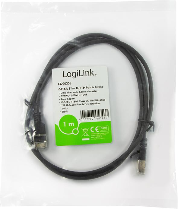Productafbeelding LogiLink Netwerkkabel (STP, CAT6a, 0.30 m)