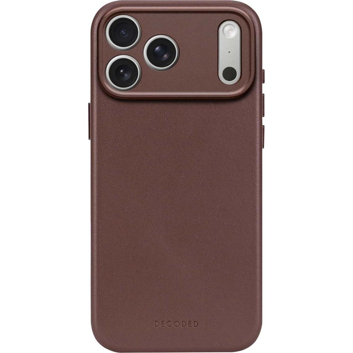 Decoded Leather Backcover (Apple iPhone 17 Pro), Cover smartphone, Marrone