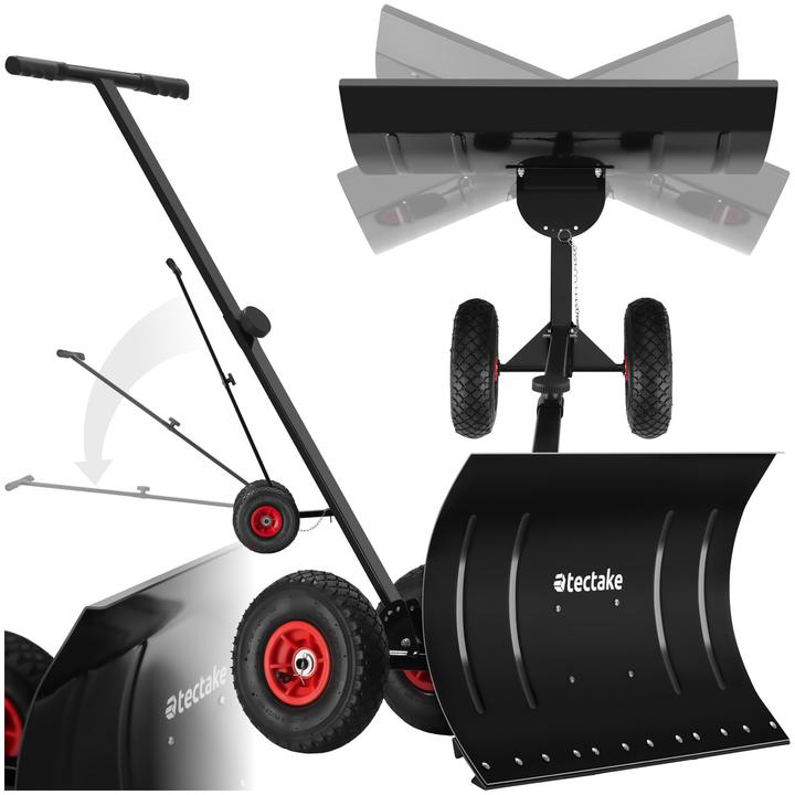 Image du produit tectake Schneeschaufel Muttler, ergonomisch, Luftreifen mit Profil