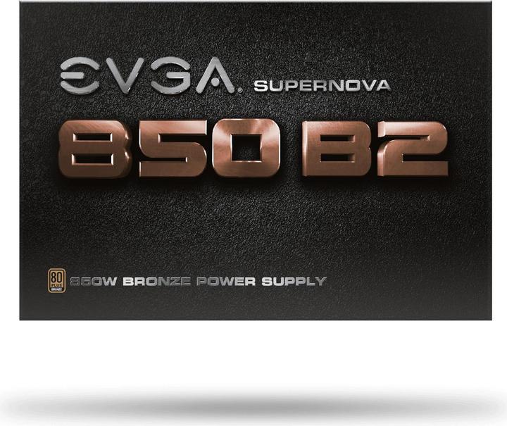 Produktbild EVGA 450 B1 80 Bronze 450 W incl PowerOnSelf Tester Power Supply 100B10450K3 850 W (850 W)