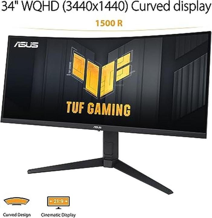 Actual product image ASUS TUF Gaming VG34VQL3A (3440 x 1440 pixels, 34")