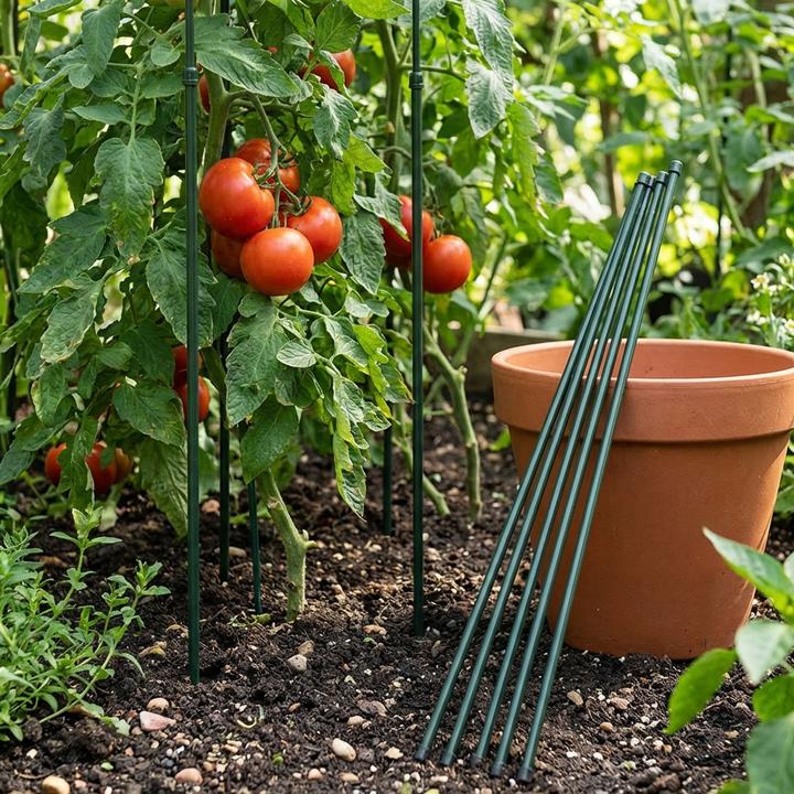 Actual product image Kinzo Expandierbare Pflanzenpfähle 6 Stk. (80 cm, 1 cm)