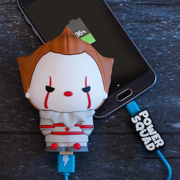 Produktbild PowerSquad Powerbank WB "Pennywise" - Warner Bros. (2500 mAh, 9.25 Wh)