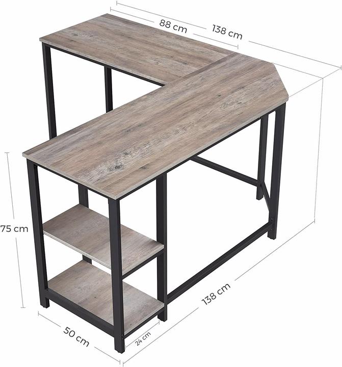 Actual product image Vasagle Corner (138 x 138 x 76 cm)