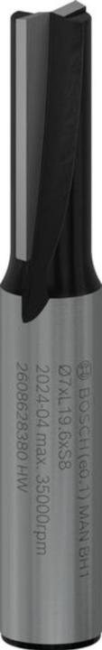 Produktbild Bosch Professional Zubehör Nutfräser, 8 mm, D1 7 mm, L 19,6 mm, G 51 mm