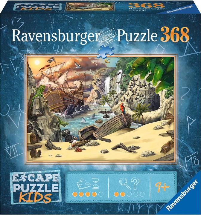 Produktbild Ravensburger Escape Room Kinder- Piraten (368 Teile)