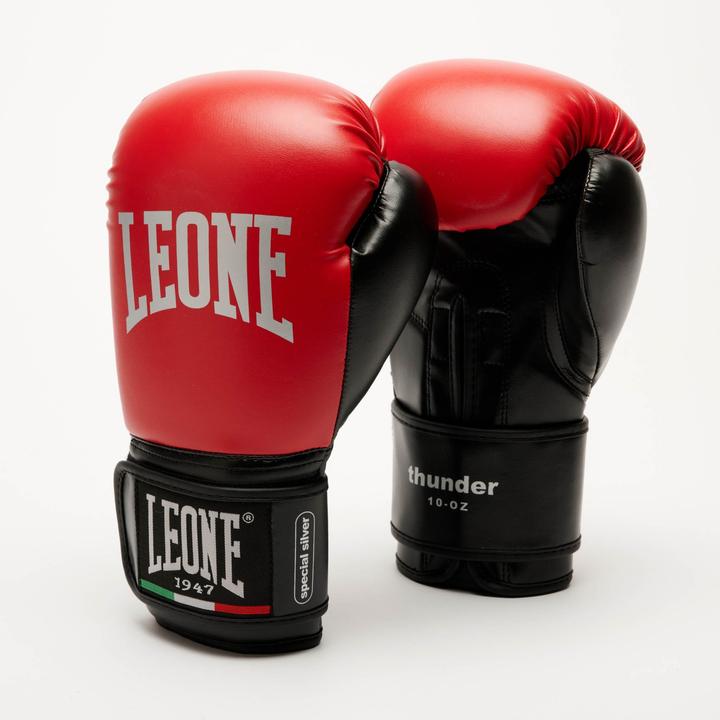 Produktbild Leone Thunder Boxhandschuhe Rot GN383 (10 OZ, One Size)
