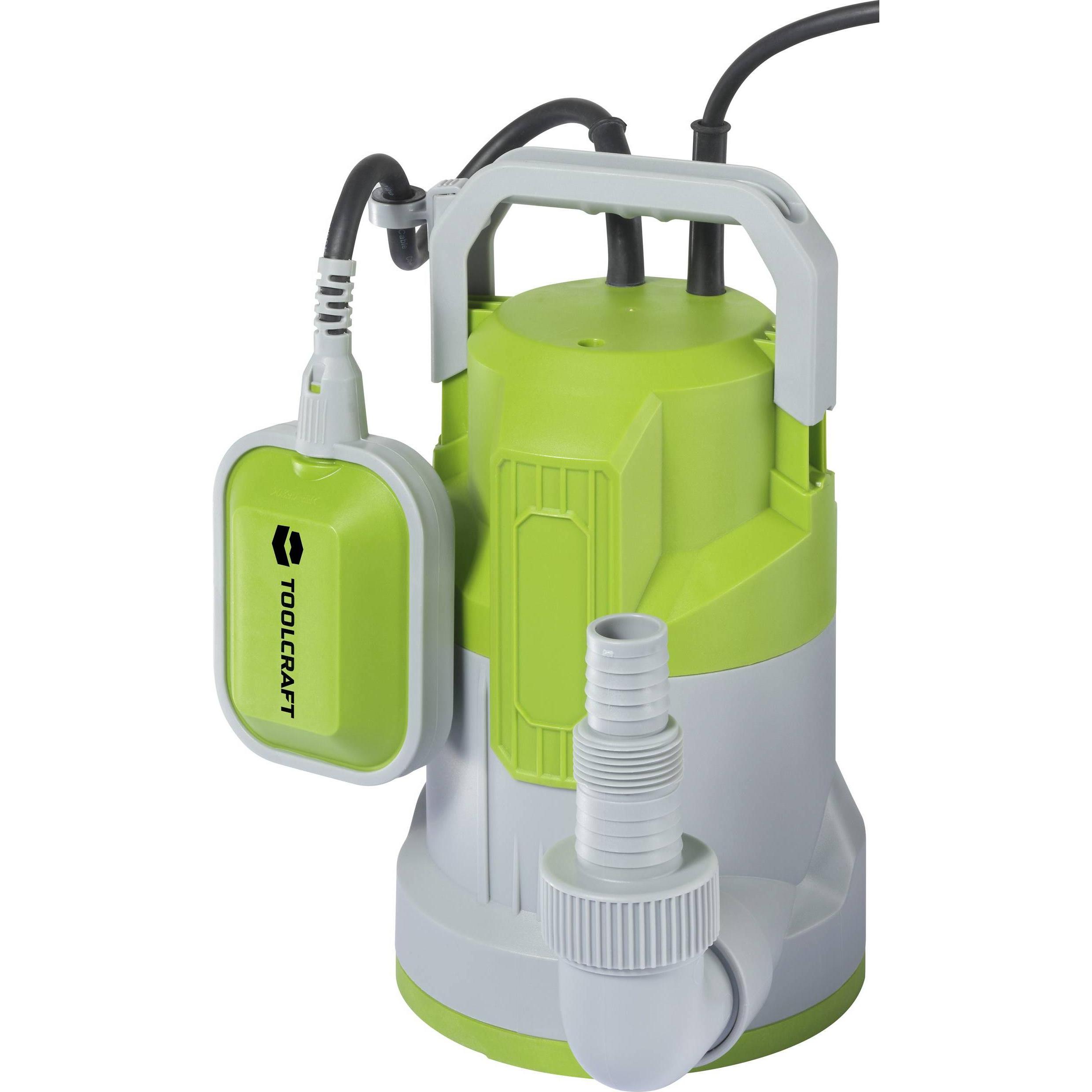 Toolcraft, Pompa da giardino, TO-9632052 Klarwasser-Tauchpumpe 8500 l/h 6 m