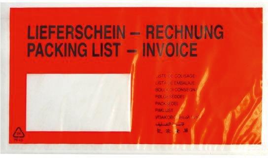 Productafbeelding NoName Zelfklevend. Begeleidend papier. -DIN lg levering zakje (DIN long, 1 Pcs.)