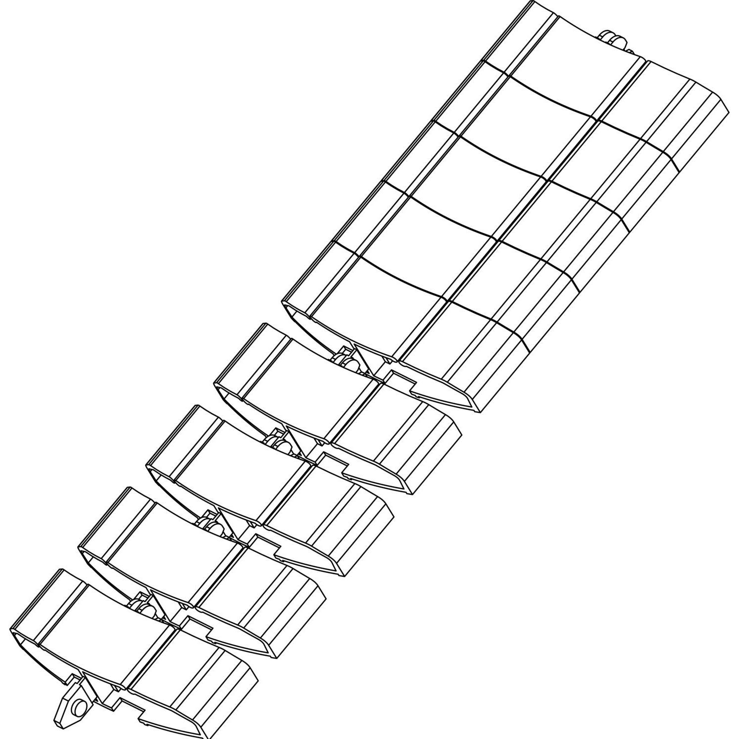 Thumbnail - Evoline, Zubehör Büromöbel, WireLane 650 - 1000 mm grau