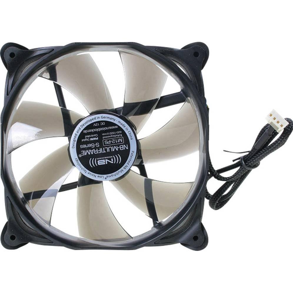 Thumbnail - Noiseblocker Multiframe S-Series M12-PS (120 mm, 1 x), PC Lüfter, Schwarz, Weiss