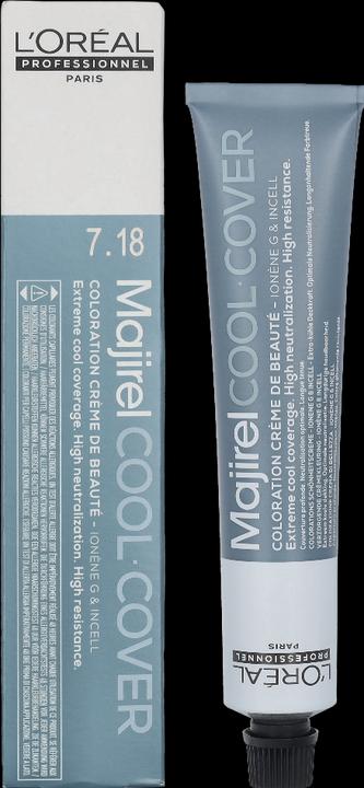 Immagine prodotto L'Oréal Professionnel Majirel Cool Cover colore dei capelli (7,18 Moka di frassino biondo medio)
