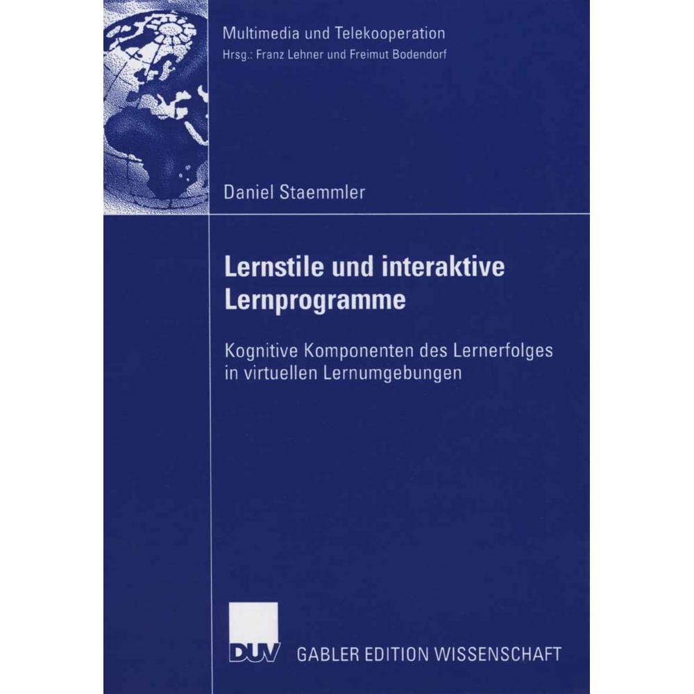 Gabler Lernstile und interaktive Lernprogramme (7429490)