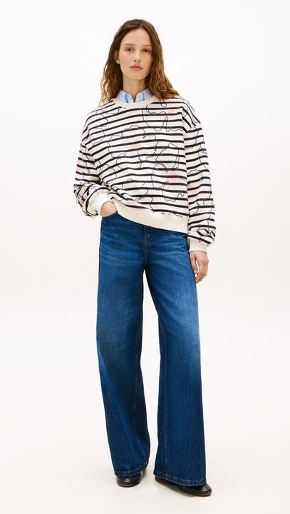 Produktbild Tommy Hilfiger Blumenmuster Pullover Sweatshirt (XXS)